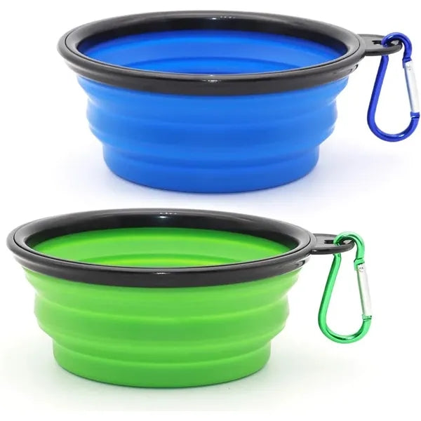350ml Pet Collapsible Bowl With Carabiner