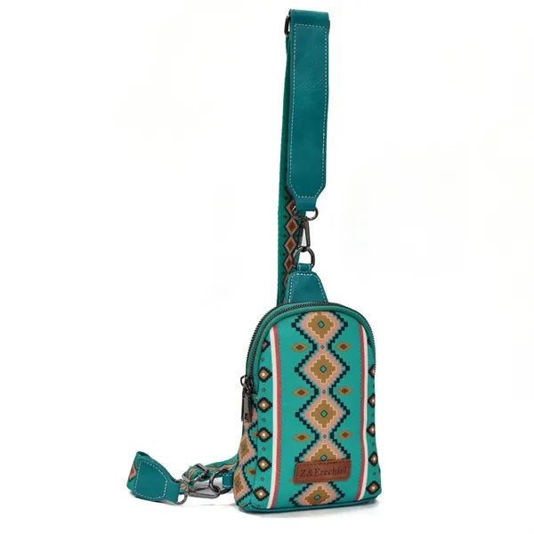 Bohemian Canvas Crossbody Bag