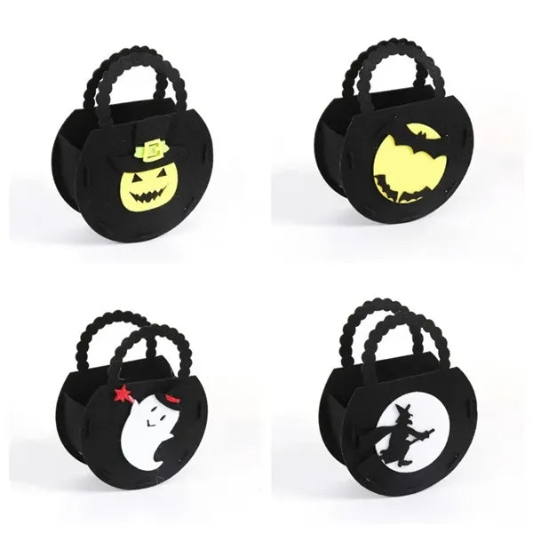 Halloween Pumpkin Candy Felt Bag