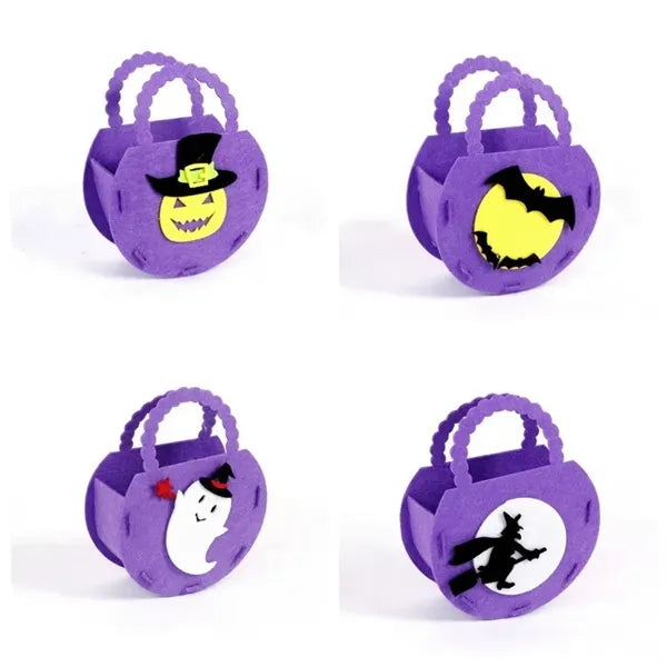 Halloween Pumpkin Candy Felt Bag