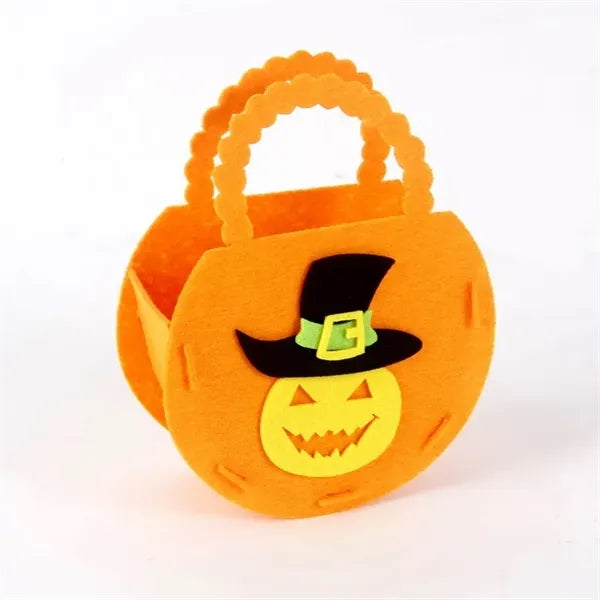 Halloween Pumpkin Candy Felt Bag