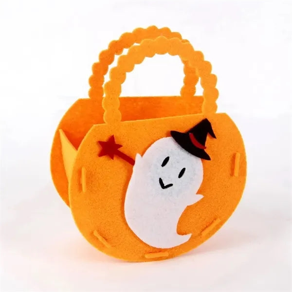 Halloween Pumpkin Candy Felt Bag
