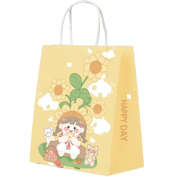 White Kraft Paper Tote bag