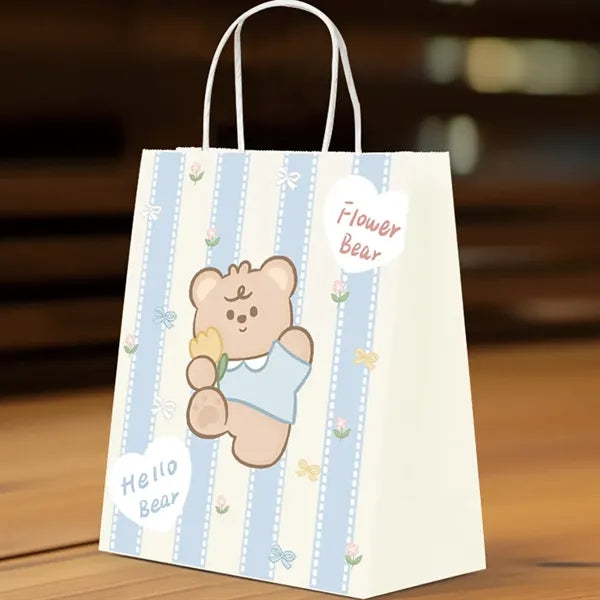White Kraft Paper Tote bag