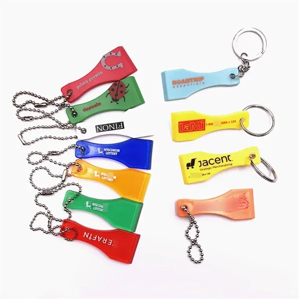 Lottery scratcher keychain