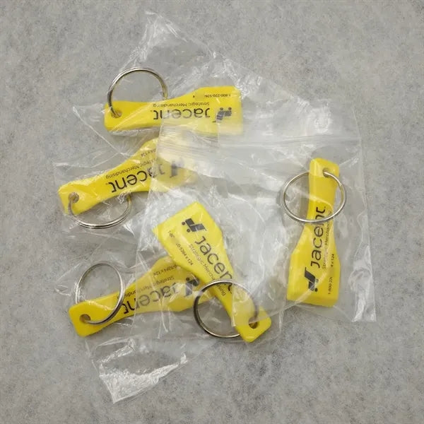 Lottery scratcher keychain