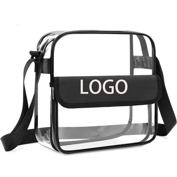 Clear Crossbody Bag Portable Zipper Shoulder
