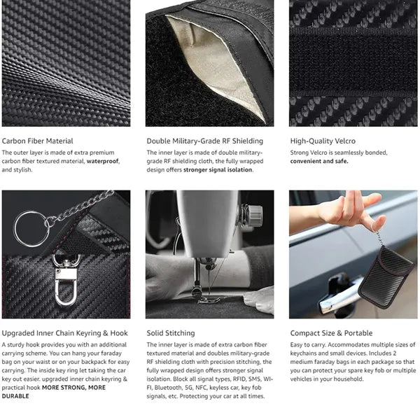 Faraday Pouch For Car Keys