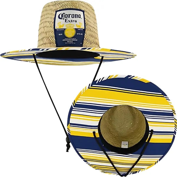 Full Color Base Lifeguard Straw Hat