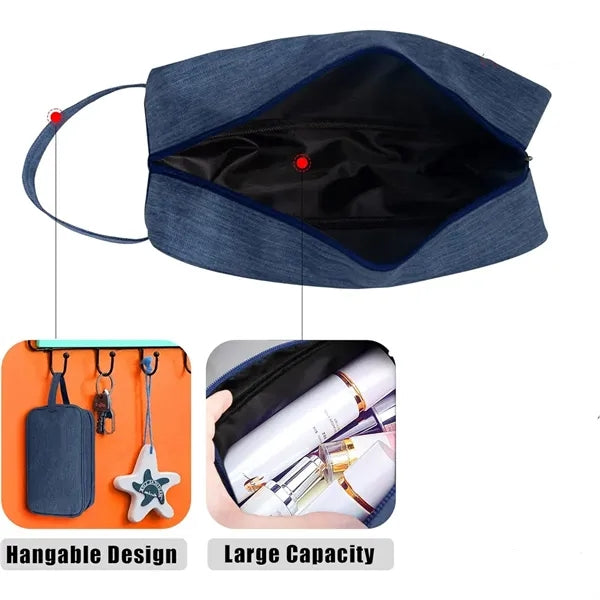 Waterproof Nylon Fabric Toiletry Organizer For Travel