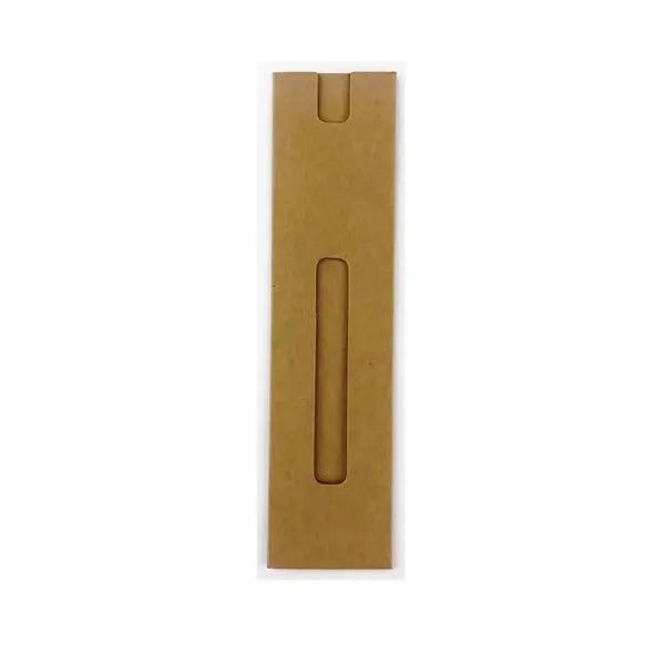 Eco-Friendly Kraft Card Paper Pen Sleeve