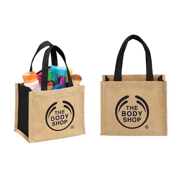 Cotton and linen carrying shopping bag