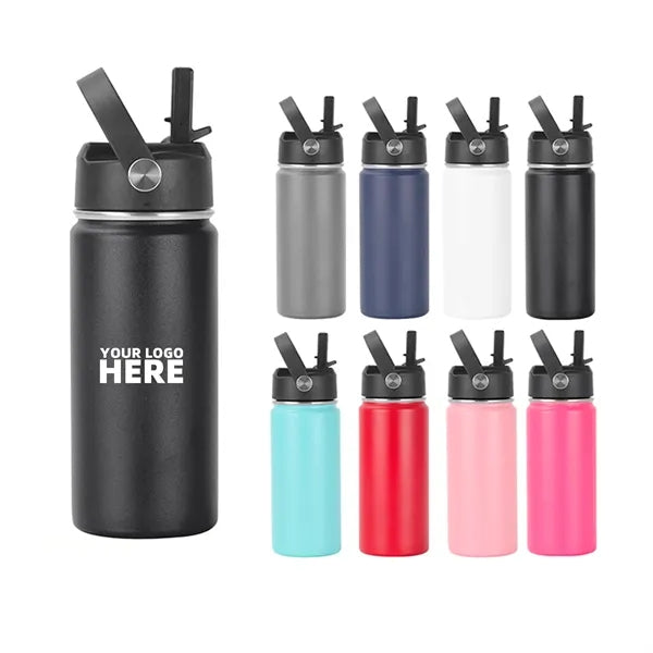 16 Oz Leakproof Insulated Water Bottle