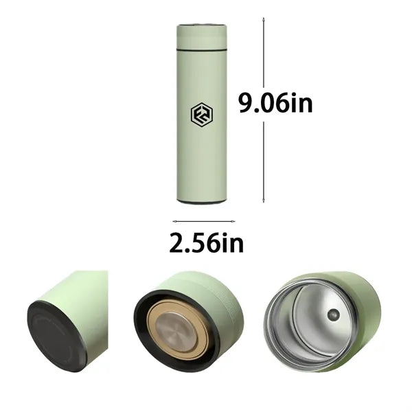 Smart Sports Insulated Cup with LED Temperature Display