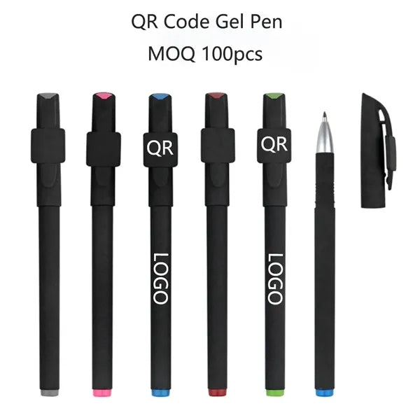 5.5" QR Code ABS Sleek Write Gel Pen