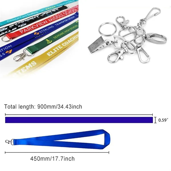 Flat Polyester Lanyard