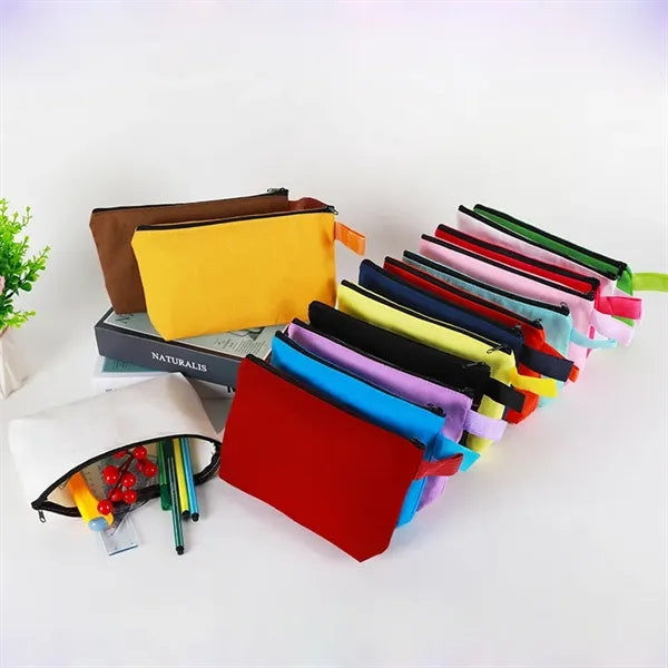 Zipper Canvas Pencil Case