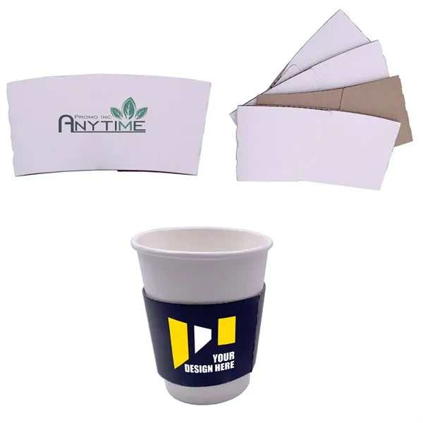 Disposable Paper Coffee Cup Sleeves