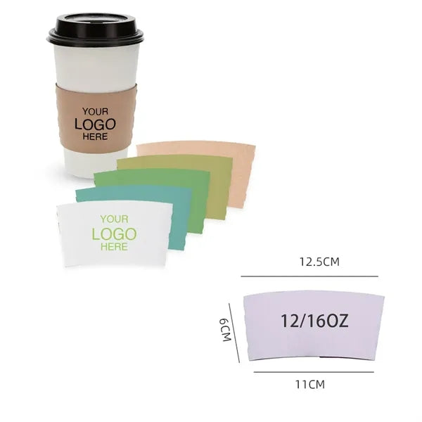 Disposable Paper Coffee Cup Sleeves