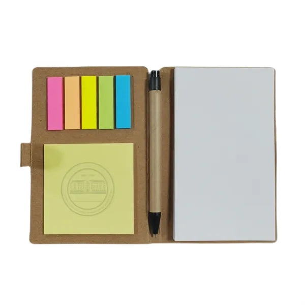 Portable Rectangle Kraft Sticky Notes Pad