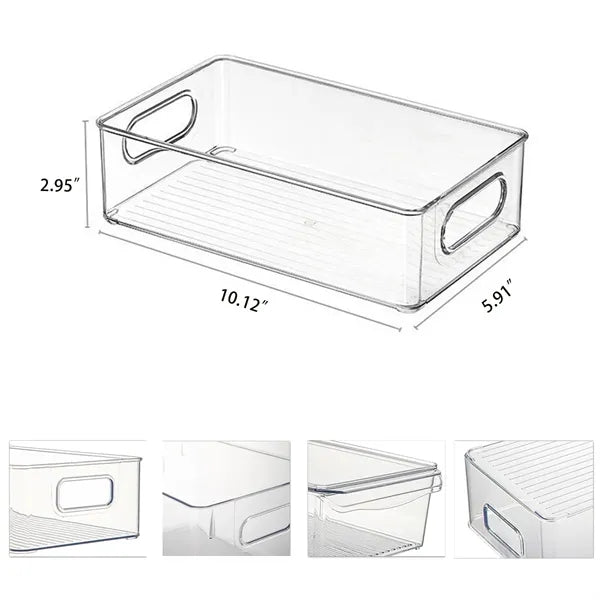 Clear Storage Containers with Handle