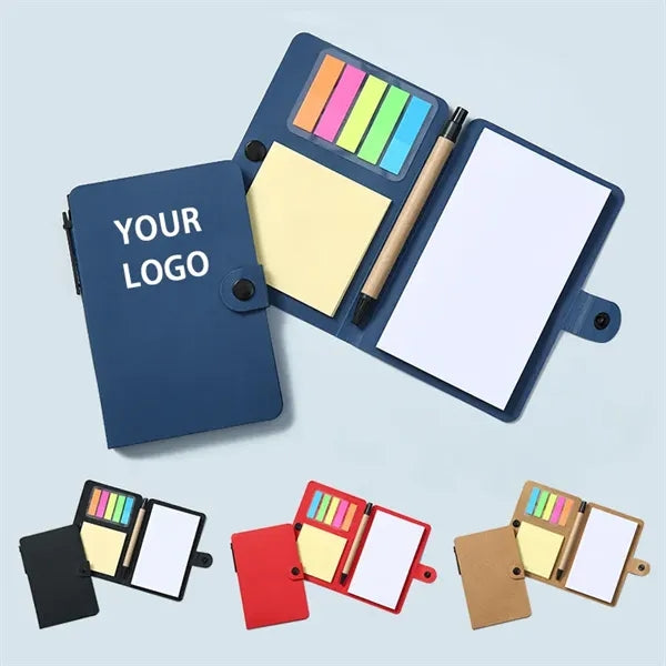 Sticky Notes Notebooks with Ballpoint Pen
