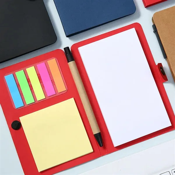 Sticky Notes Notebooks with Ballpoint Pen