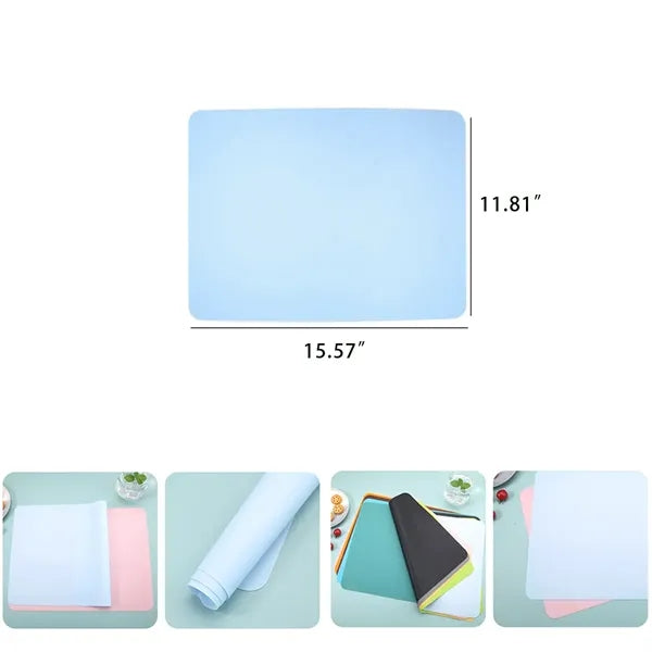 Multicolor Square Silicone Placemat
