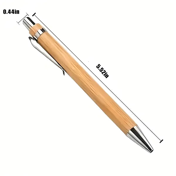 Bamboo Pens For Office Stationery With Creative Clip