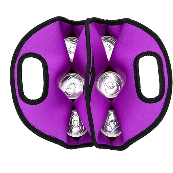 6 Pack Bottle Can Carrier Tote