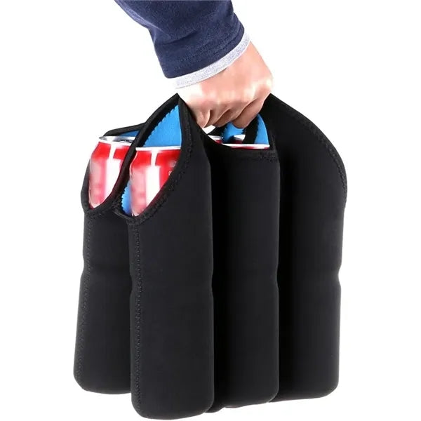 6 Pack Bottle Can Carrier Tote