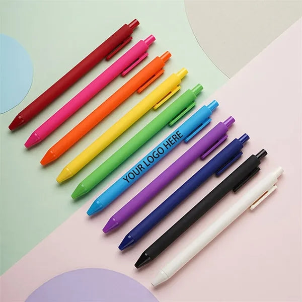 Colored Retractable Gel Pens School Supplies Quick Dry Ink