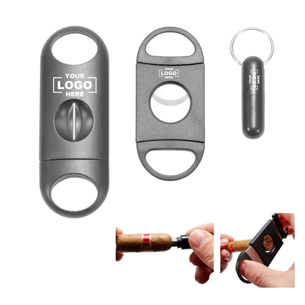 3-Piece Portable Guillotine Cigar Cutter Set
