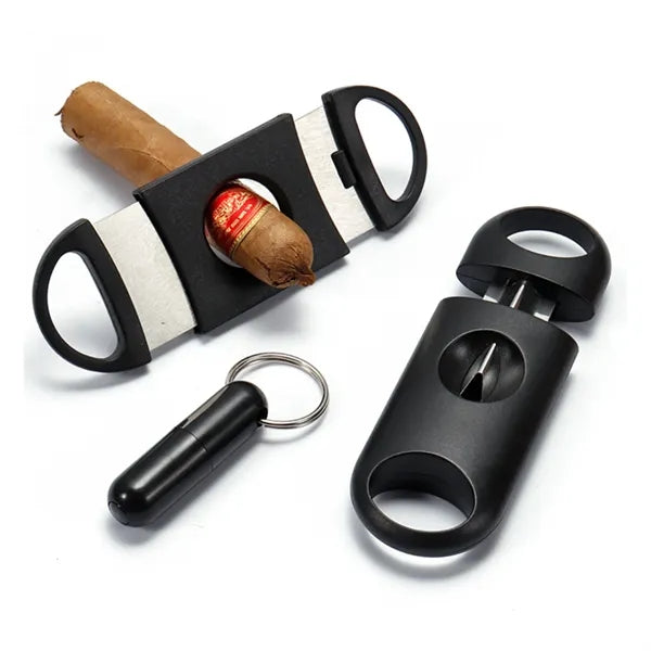 3-Piece Portable Guillotine Cigar Cutter Set