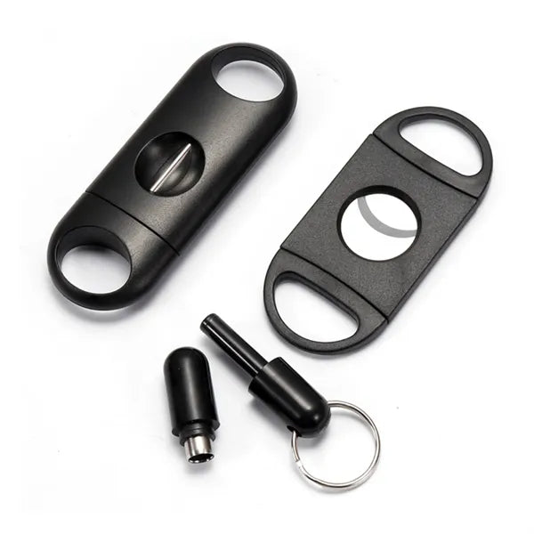 3-Piece Portable Guillotine Cigar Cutter Set