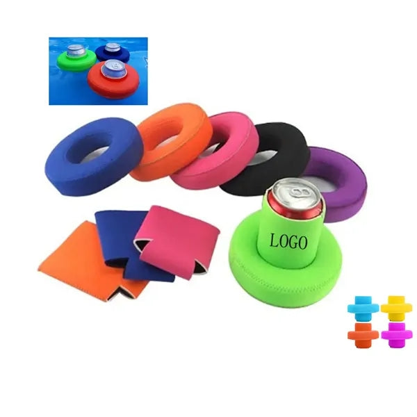 Neoprene Floating Drink Holder with Can Sleeves
