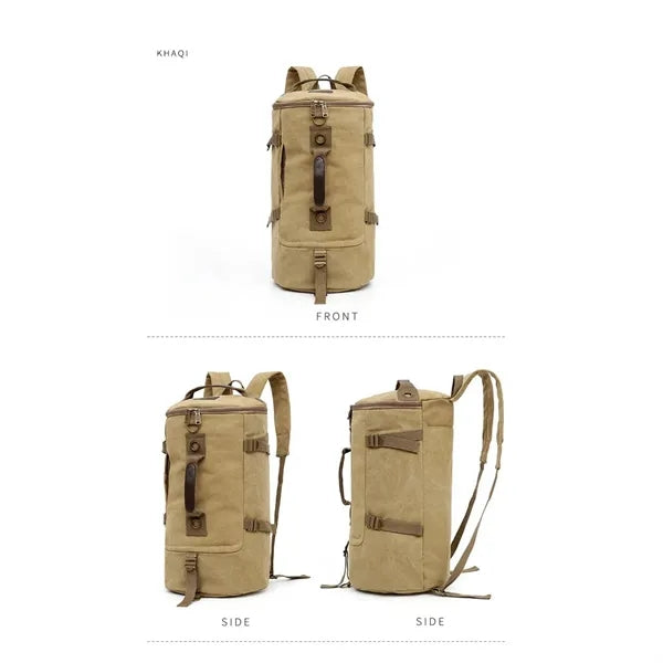 Canvas Backpacks Casual Daypack Outdoor Duffel Bag