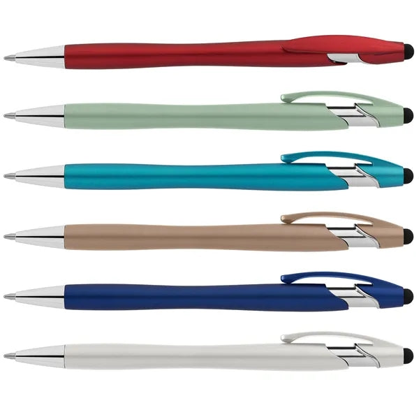 La Jolla Recycled Pen w/ Stylus + Anti-Fraud Ink - ColorJet