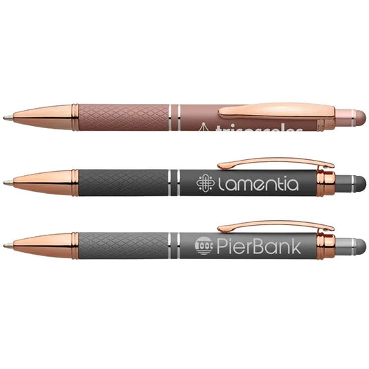 Phoenix Softy Rose Gold Gel Pen with Stylus