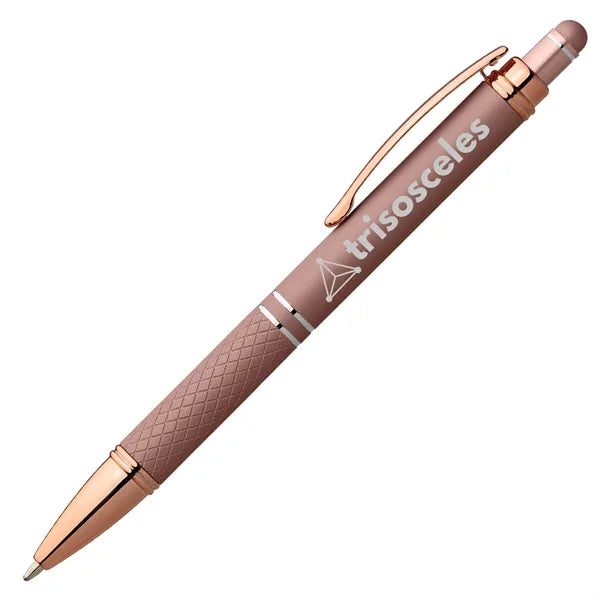 Phoenix Softy Rose Gold Gel Pen with Stylus