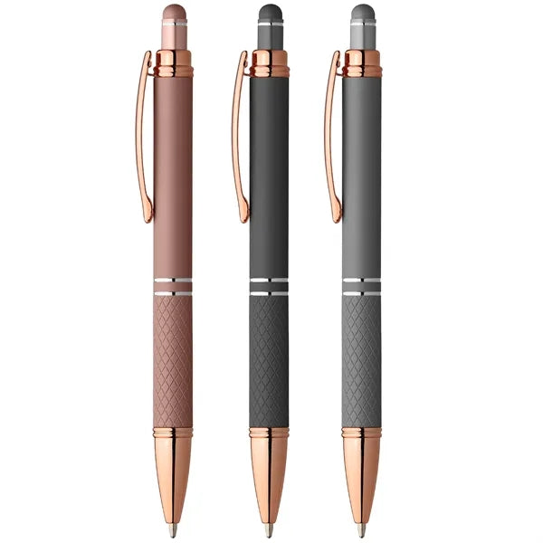 Phoenix Softy Rose Gold Gel Pen with Stylus