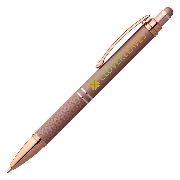 Phoenix Softy Rose Gold Gel Pen w/Stylus - ColorJet
