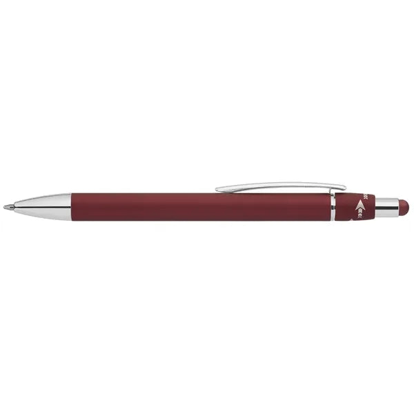 Orbit Spinner Chrome Metal Pen with Stylus