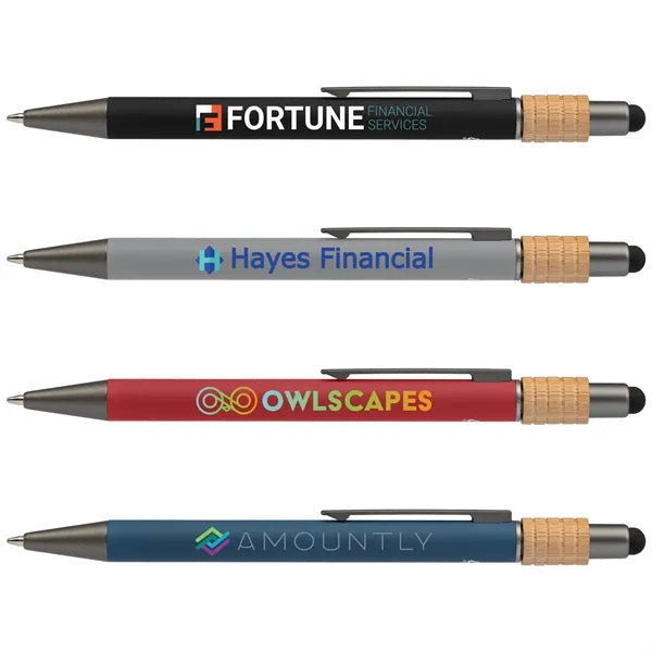 Reborn Spinner Recycled Aluminum Pen with Stylus