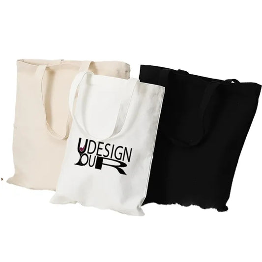 Eco-Conscious 98% Cotton Canvas Tote Bag Foldable Grocery