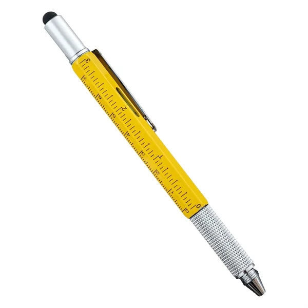 6-in-1 Multi-Tool Pen Ultimate Ruler Stylus Flat Water-Based