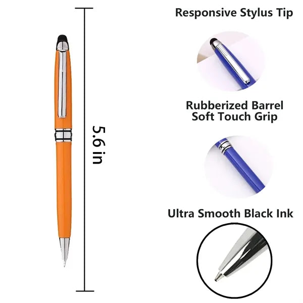 Ballpoint Pen with Stylus Tip