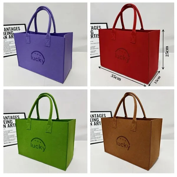 Felt Material Large Tote Bags