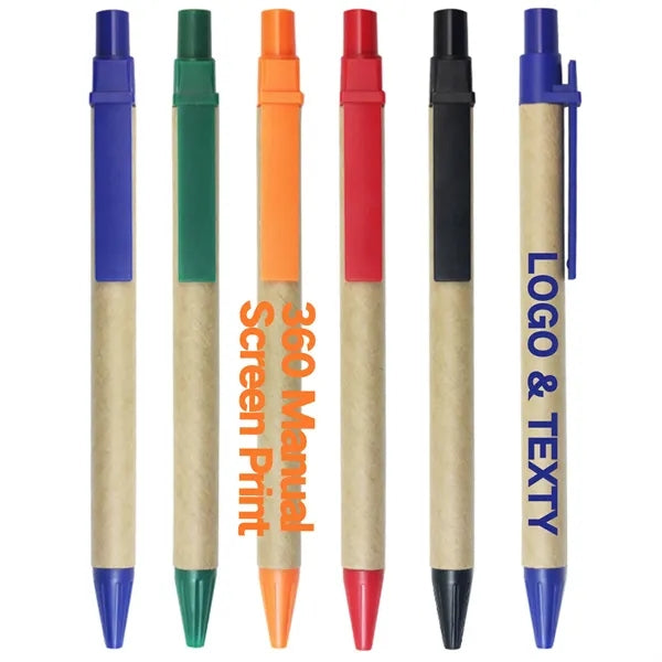 Ballpoint Pen Recycled Paper Kraft Environmental protection