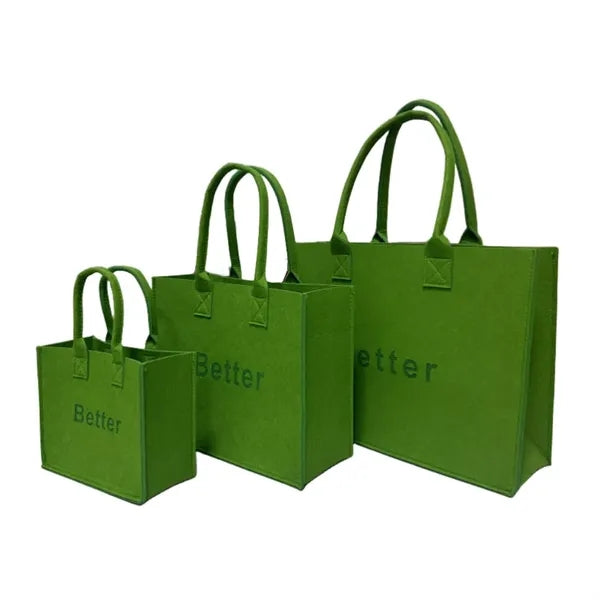 Felt Material Large Tote Bags